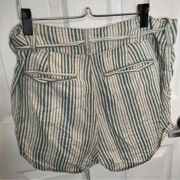 Free People Stripe Cotton Shorts 12 - Picture 4 of 11